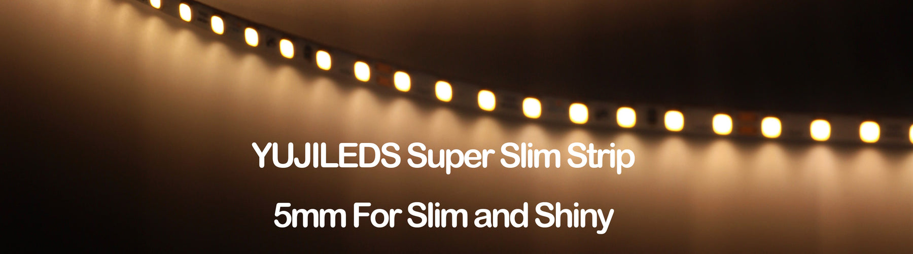 YUJILEDS® High CRI 95+ Super Slim 5mm High Brightness LED Flexible Strip