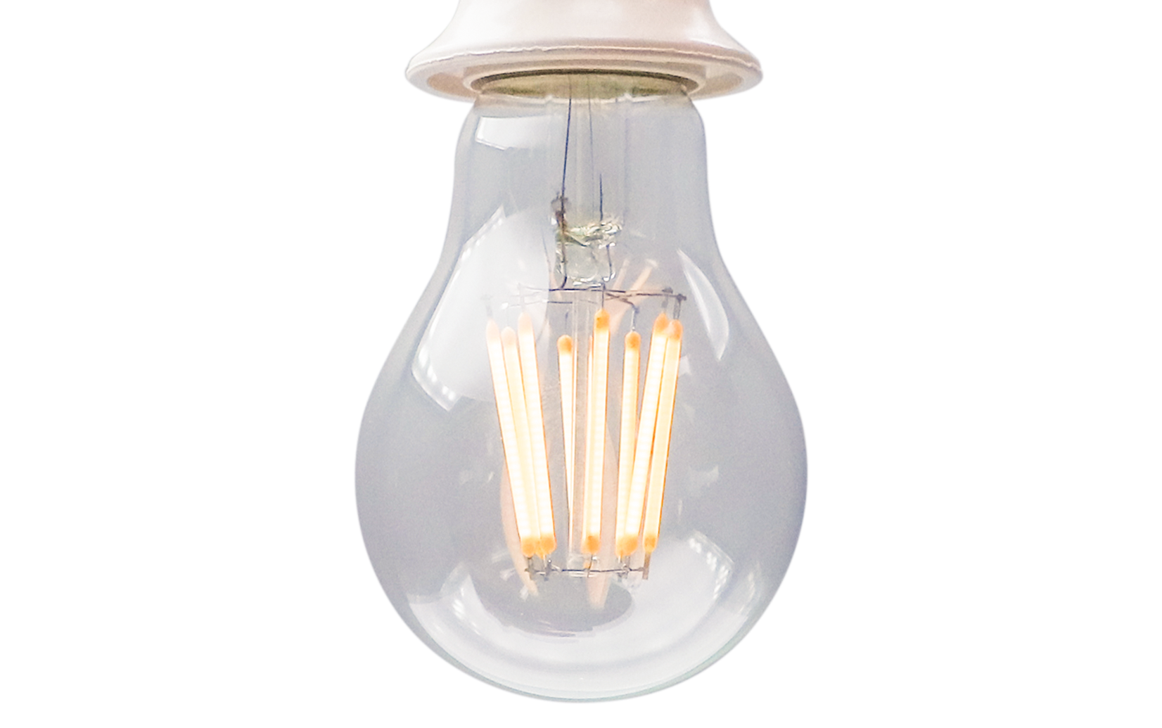 YujiLights™ High CRI 95+ A19 LED Dimmable Filament Bulb