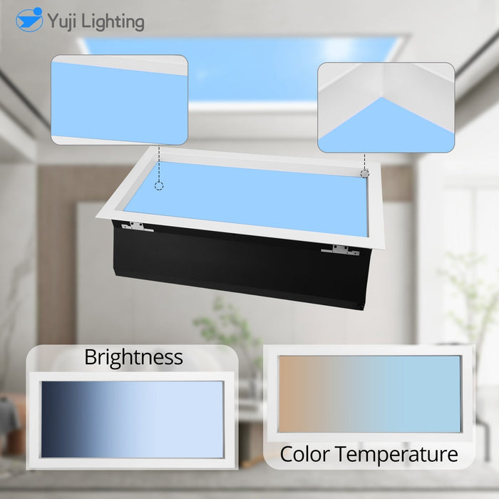 Yuji Skyline™ CRI 93 72W 30120 Rooflight Ceiling Light 2700K-6500K