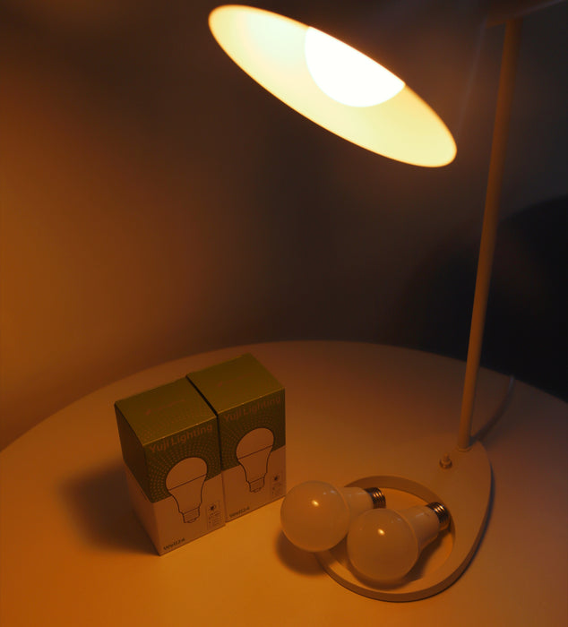 YUJILEDS WELL24™ Nite A19/A60 Functional Lighting with Space Station Technology 11W Dimmable Sleepy Night LED Bulb 2200K