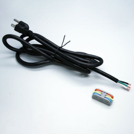 3-Prong Power Cord Kit with Lever Nut Connector