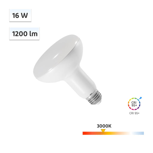 CRI-MAX™ CRI 95+ 16W BR30 LED Bulb 3000K