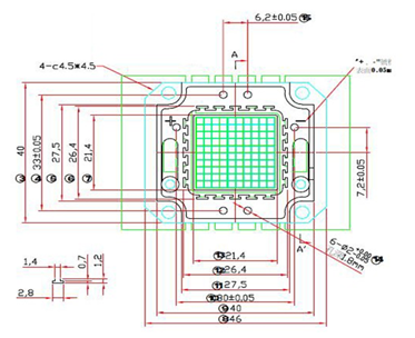 YUJILEDS® CRI 95+ 50W COB LED 3200K 5600K - 400L