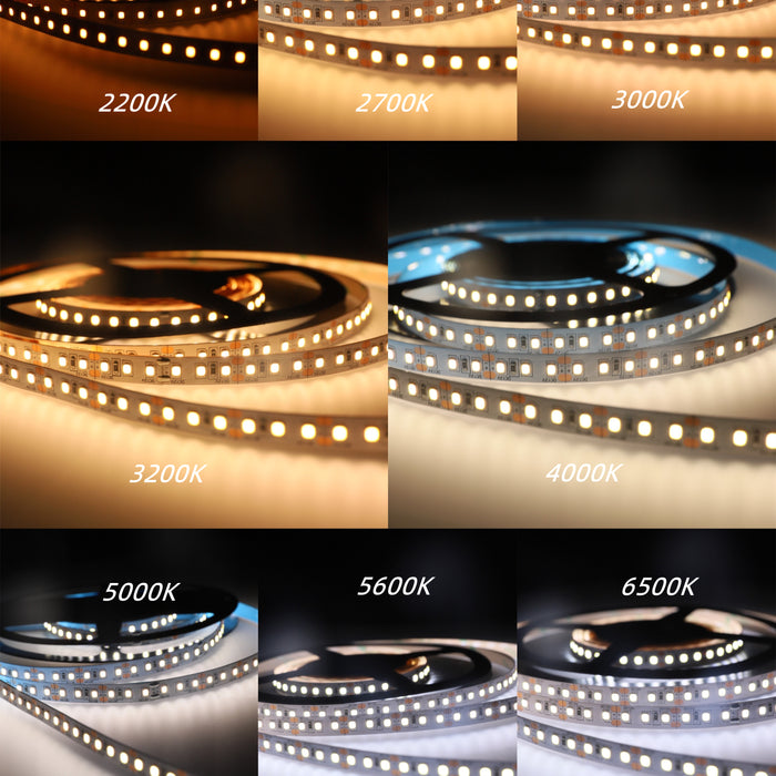 yujileds SunWave™ CRI 98 LED Flexible Strip 5600K 6500K cool white