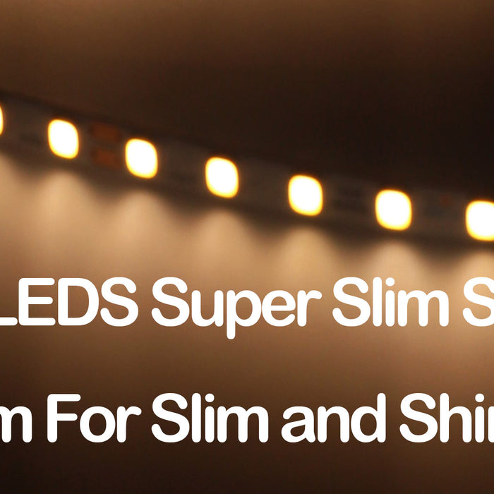 YUJILEDS® High CRI 95+ Super Slim 5mm High Brightness LED Flexible Strip