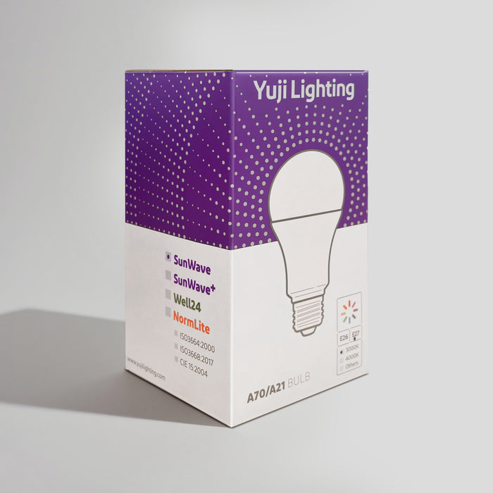 SunWave™ CRI 98 A70/A21 Flicker-Free High Brightness Lighting 16W LED Bulb 3000K
