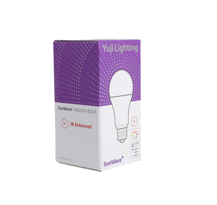 SunWave+™ Infrared-Enhanced Full-Spectrum A60 Flicker-Free LED Bulb 4000K