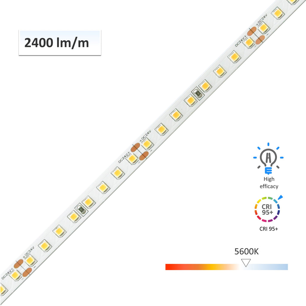 CRI-MAX™ CRI 95+ High Brightness LED Flexible Strip 4000K 5000K - 700 —  YUJILEDS High CRI Webstore
