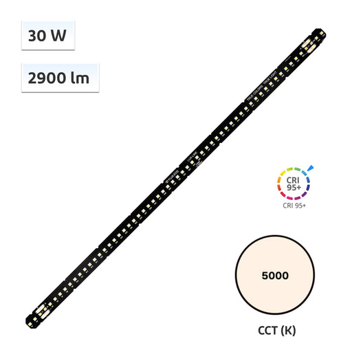 YUJILEDS® CRI 95+ 30W Black LED Linear Module 5000K