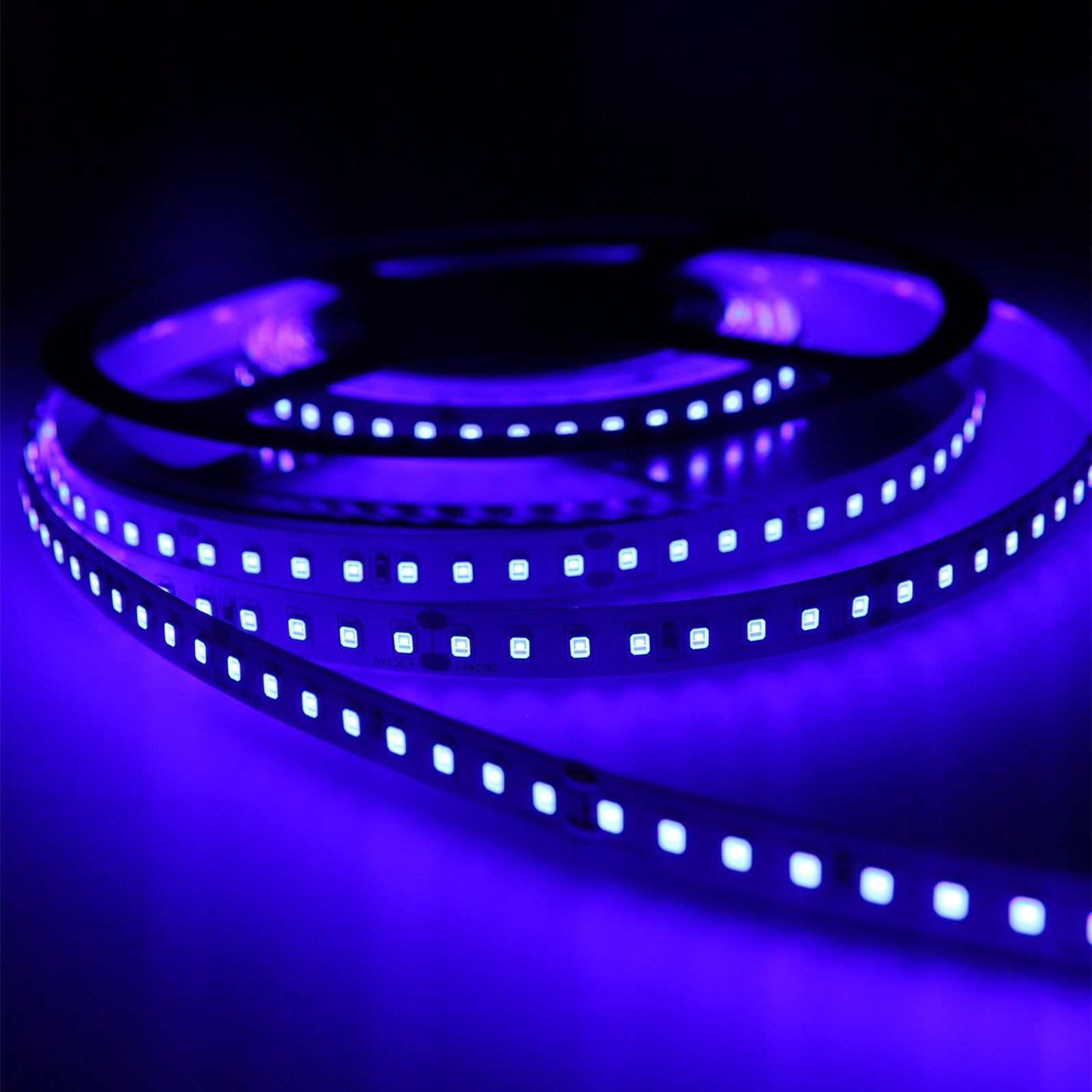 YUJILEDS® Blue LED Flexible Strip -128 LEDs/m - 5m/Reel