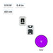 YUJILEDS® SpectrumX™ 0.19W 420nm Violet LED SMD - 2835