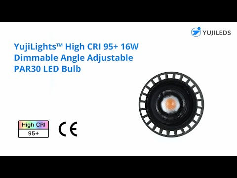 yuji CRI-MAX™ CRI 95+ 16W Dimmable PAR30 LED Bulb 5000K