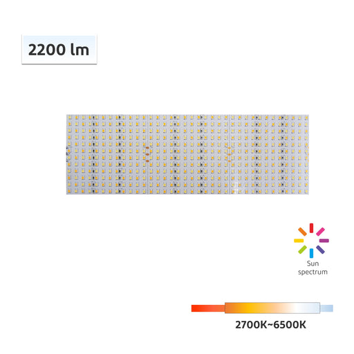 yujileds SunWave™ CRI 98 Multirow Tunable White LED Flexible Panel 2700K-6500K